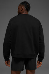 Renown Heavy Weight Crew Neck Pullover - Black