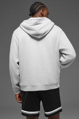 Renown Heavy Weight Full Zip Hoodie - Athletic Heather Grey