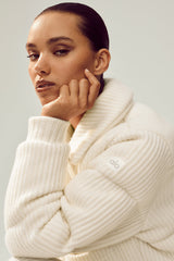 Cashmere Northstar Sweater Puffer - Ivory