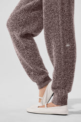 Marl Sweater Pant - Mushroom Marl