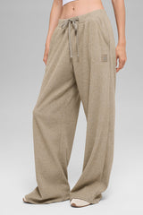Muse Wide Leg Pant - Gravel Heather