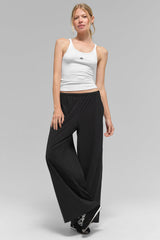 Breezy Wide Leg Pant (Regular) - Black