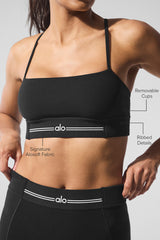 Alosoft Relay Bra - Black/White