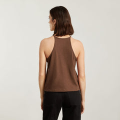 The Hemp Cutaway Tank | Espresso