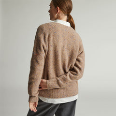The Confetti Cardigan | Taupe Multi