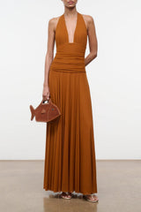 Alessandra Dress | Cocoa Butter