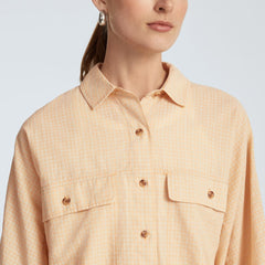 The Cotton Tourist Shirt | Orange Plaid