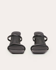 The Double Strap Heel | Black