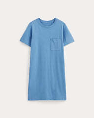 The Organic Cotton Weekend Tee Dress | Blue Opal