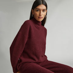 The Cozy-Stretch Pullover | Brandy