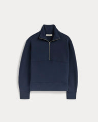 Luxe Fleece Half-Zip Sweatshirt | Navy