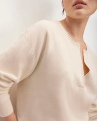 The Cotton-Merino Vintage Henley | Canvas