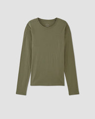 The Organic Cotton Long-Sleeve Crew | Kalamata