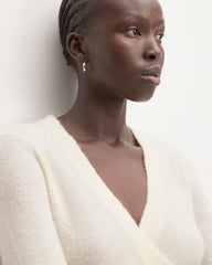 The Alpaca Wrap Sweater | Snow