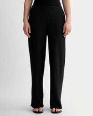 The Crinkle Pant | Black