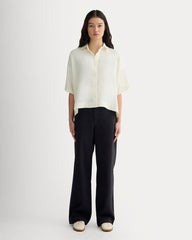 The Short-Sleeve Square Shirt in Butterlite | Bone