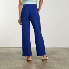 The Track High-Waist Pant | Cobalt