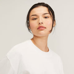 The Premium Weight Relaxed Tee | White
