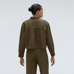 The Linen Way Short Shirt | Beech