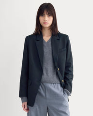 The Oversized Blazer in Buttersmooth | Navy