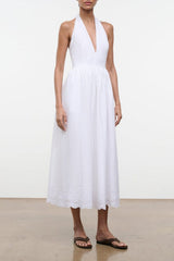 GRAZIA LINEN DRESS | WHITE