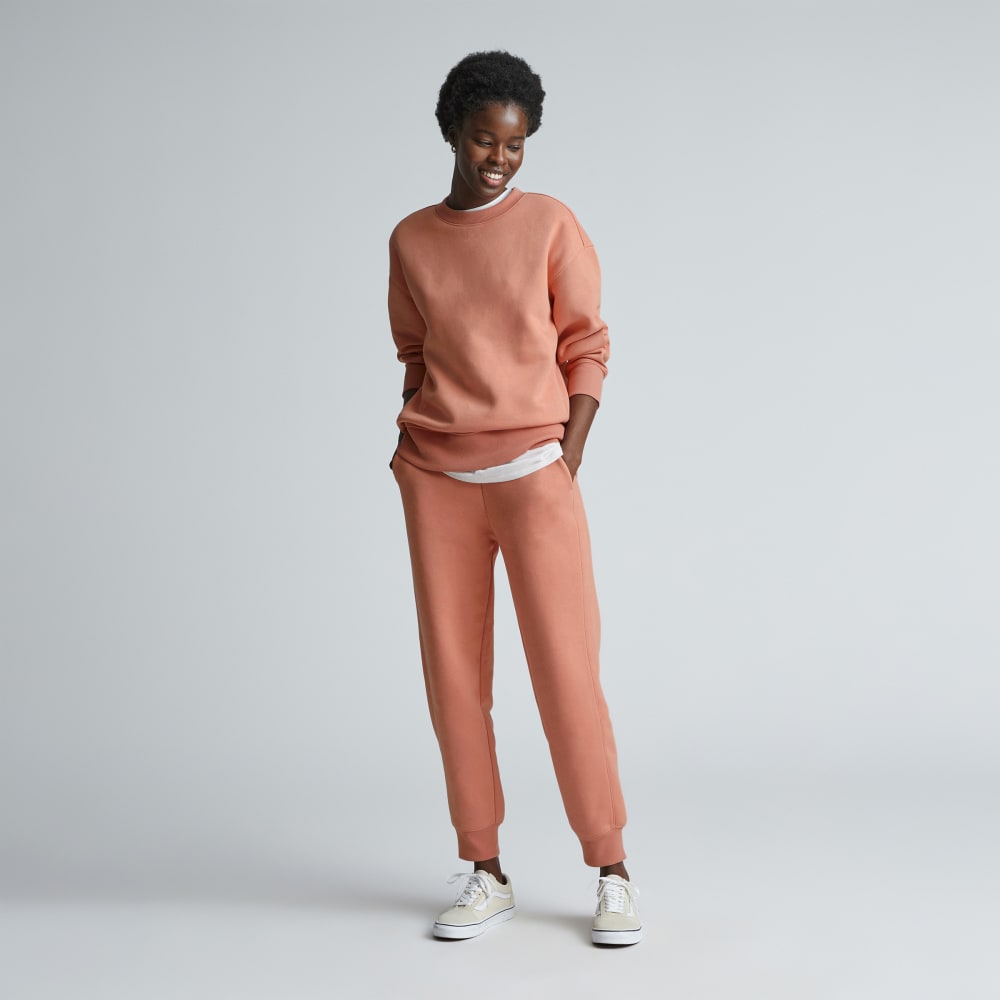 The ReTrack Oversized Crew | Light Rose