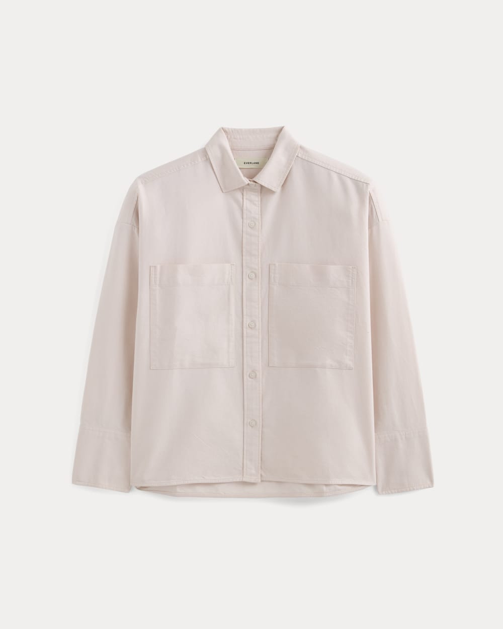 The Boxy Oxford | Rose Quartz Chambray