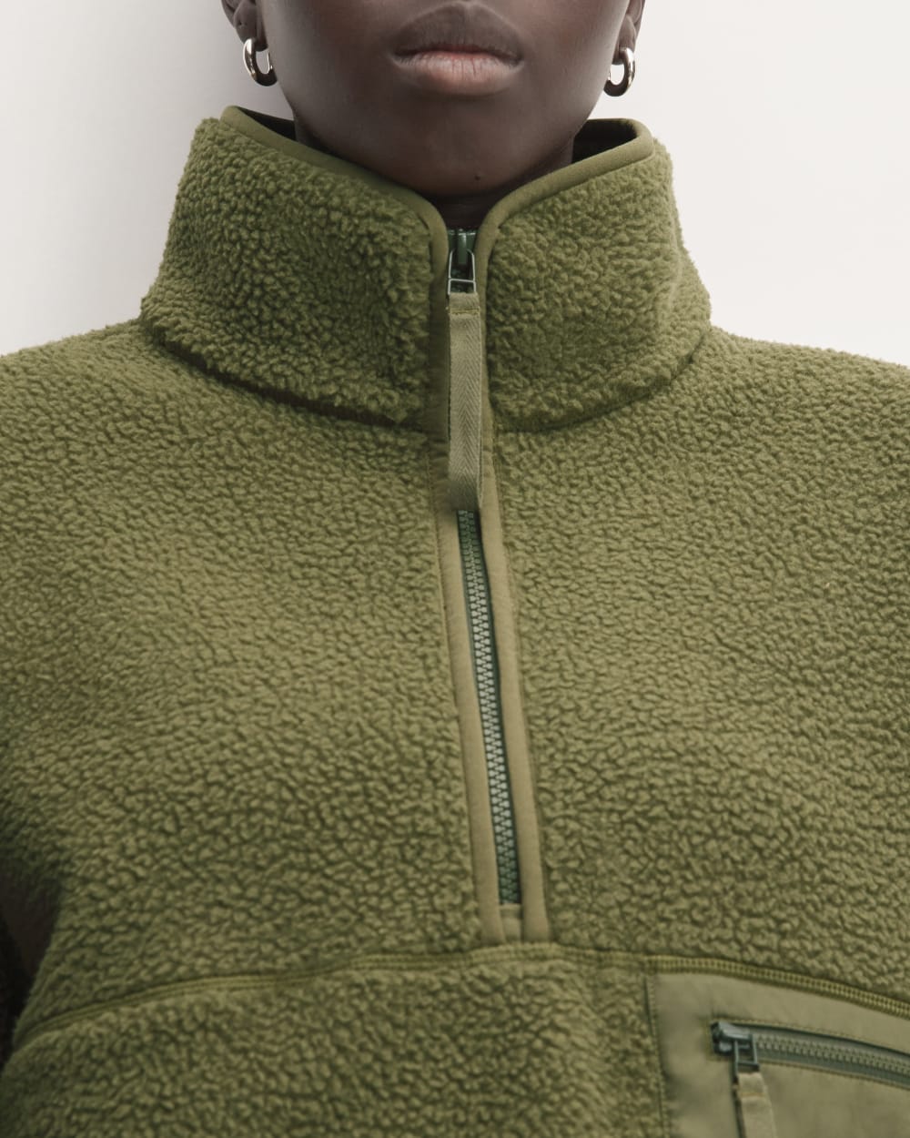 The ReNew Fleece Oversized Half-Zip | Kalamata