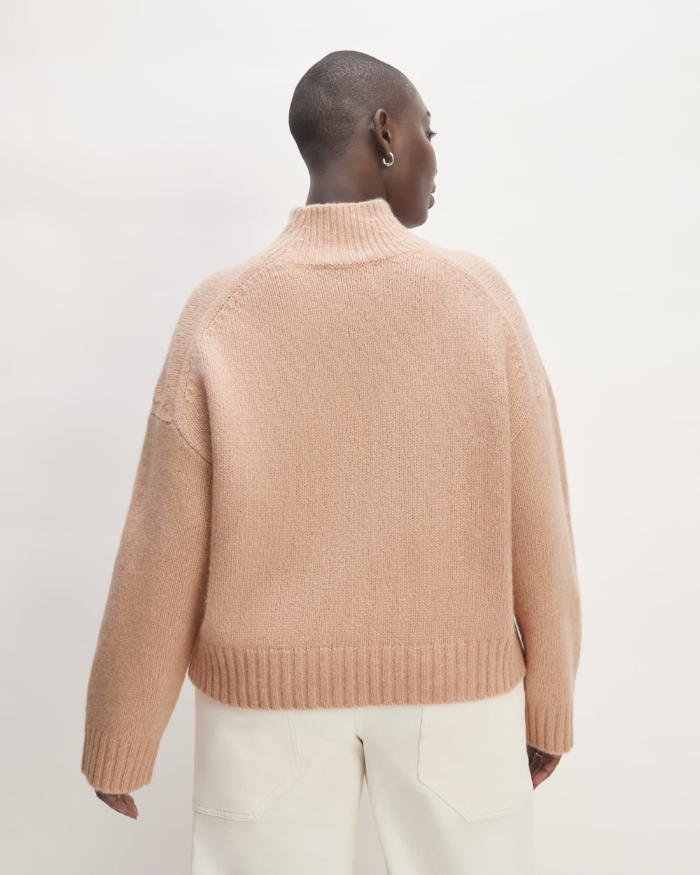 The Cloud Oversized Turtleneck | Blush Pink