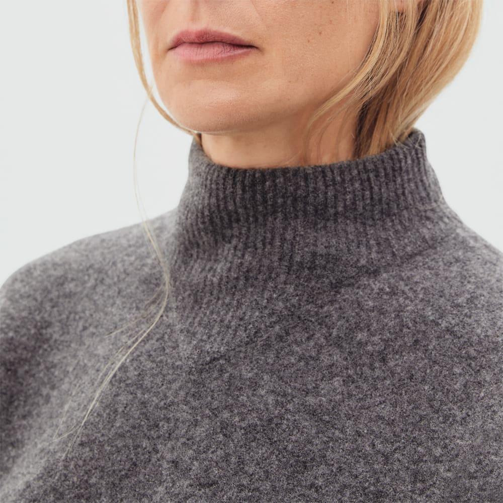 The Cozy-Stretch Pullover | Heathered Charcoal