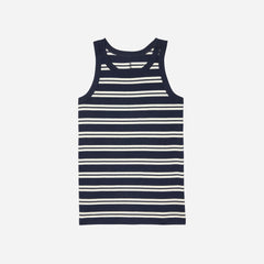 The Tank in Essential Cotton | Navy / Tan