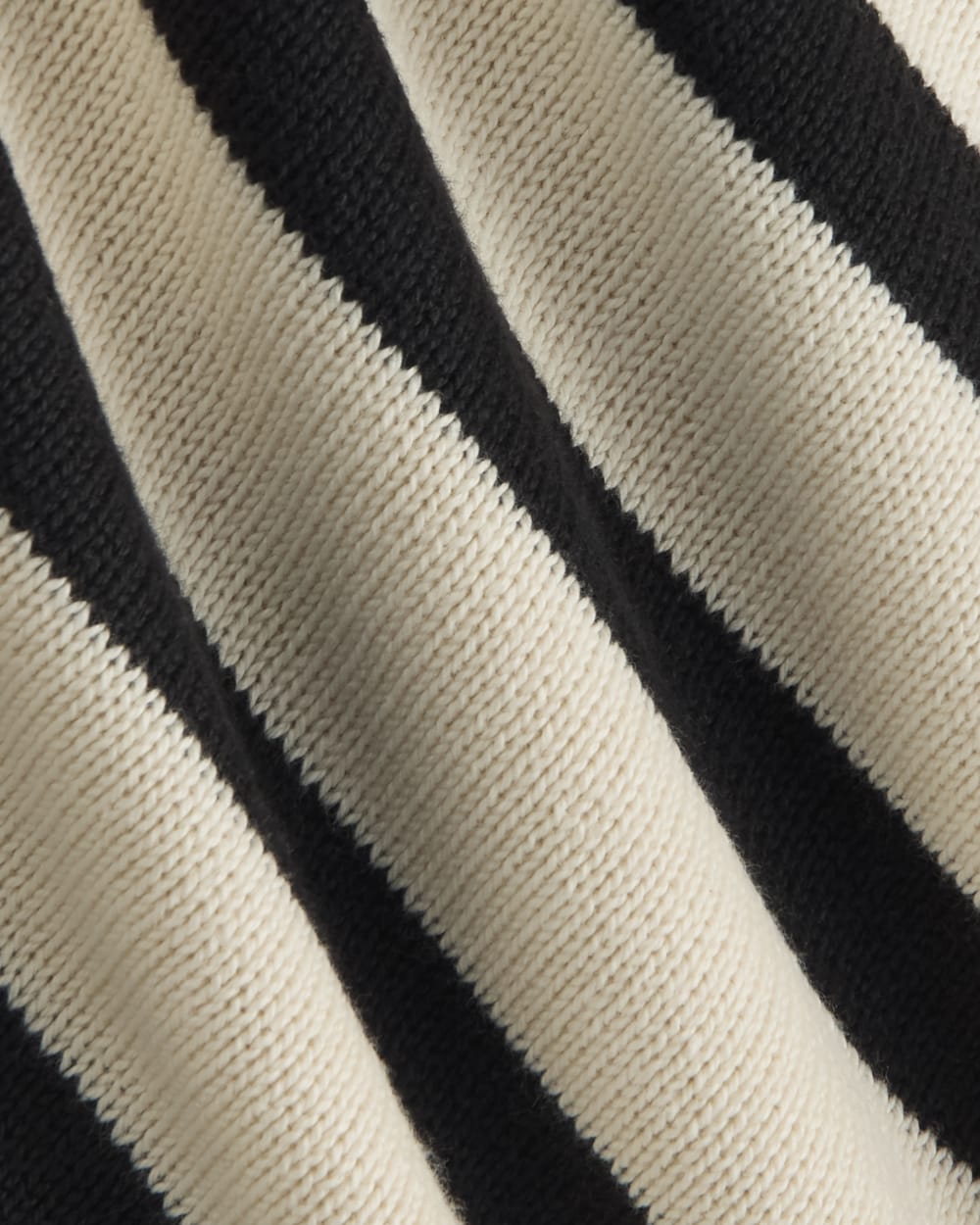 The Boxy Sweater in Everyday Cotton | Canvas / Black