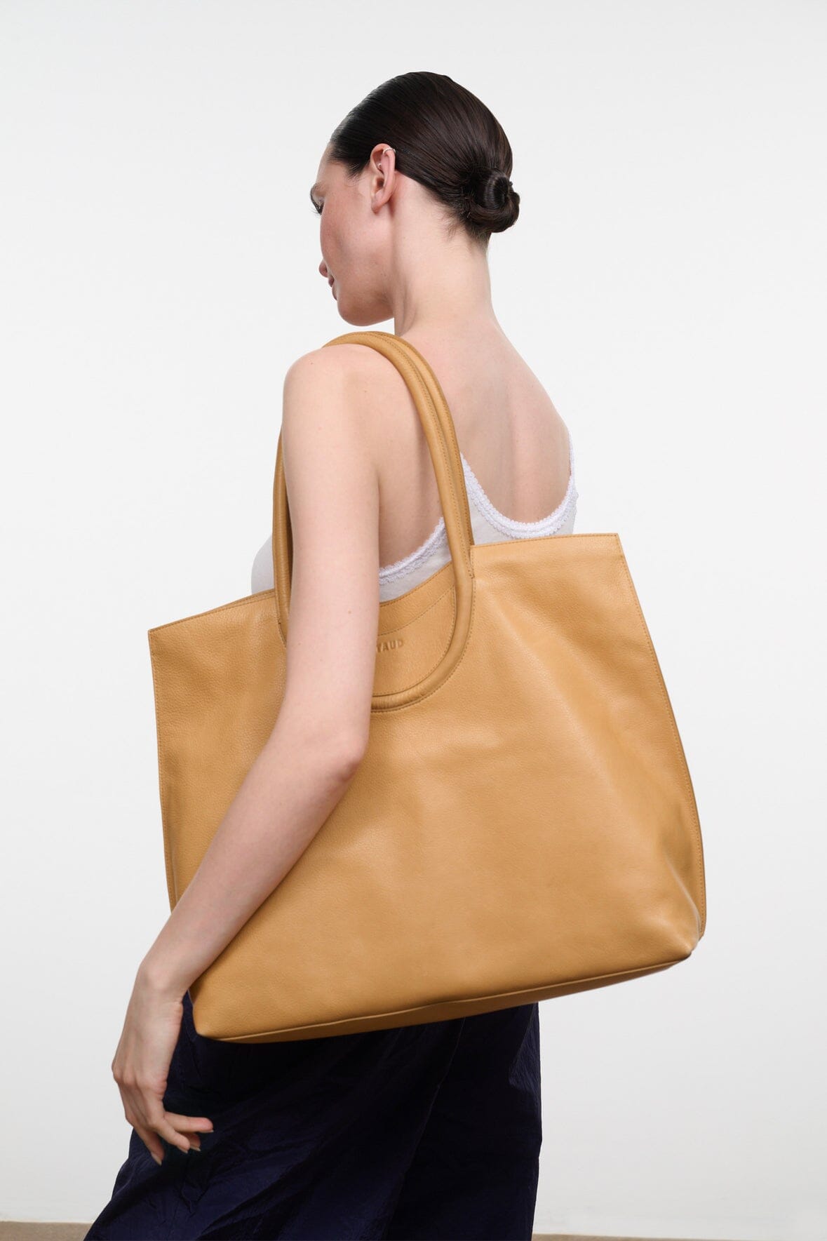 Maude North South Tote | Cashew