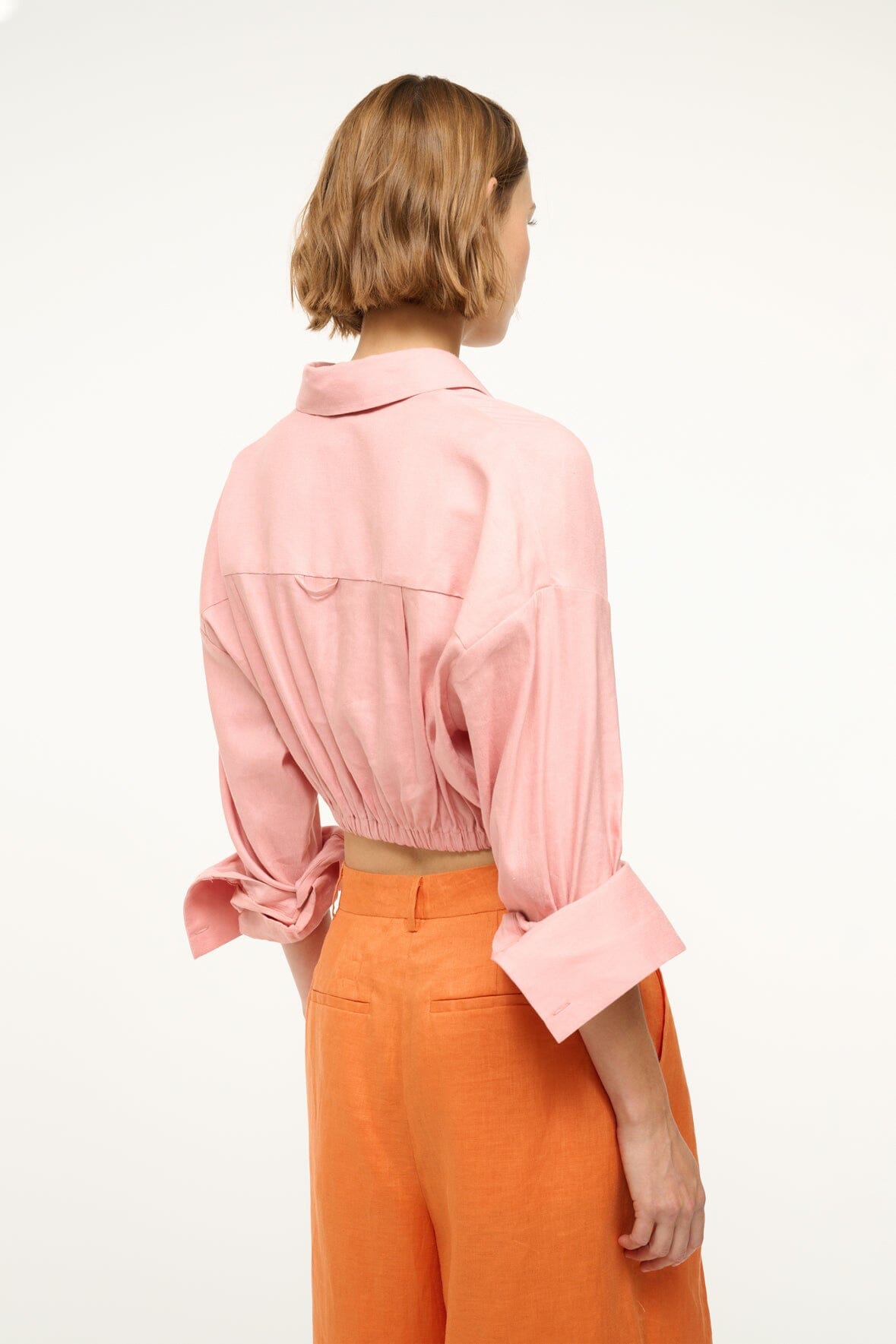 LISA LINEN TOP | FADED BLUSH