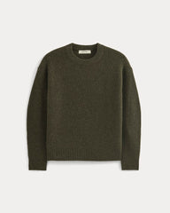 The Cocoon Crew in Wool Cashmere | Heather Beech