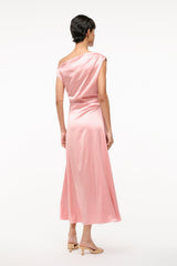 PHARE SILK DRESS | ROSE