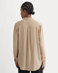 The Must-Have Shirt in Washable Silk | Burnt Sugar