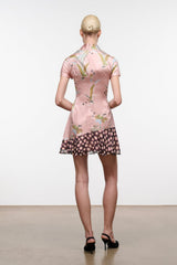 RAE SILK DRESS | TAPESTRY ROSE MULTI