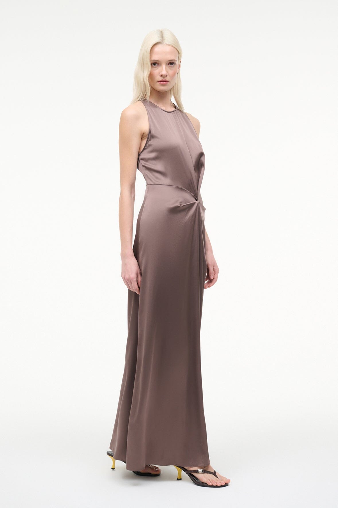 JAELYN SILK DRESS | MINK