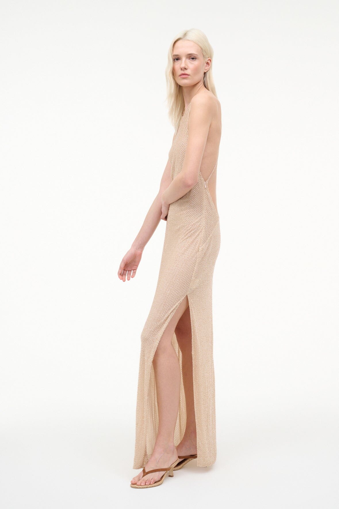 RHEA DRESS | CHAMPAGNE