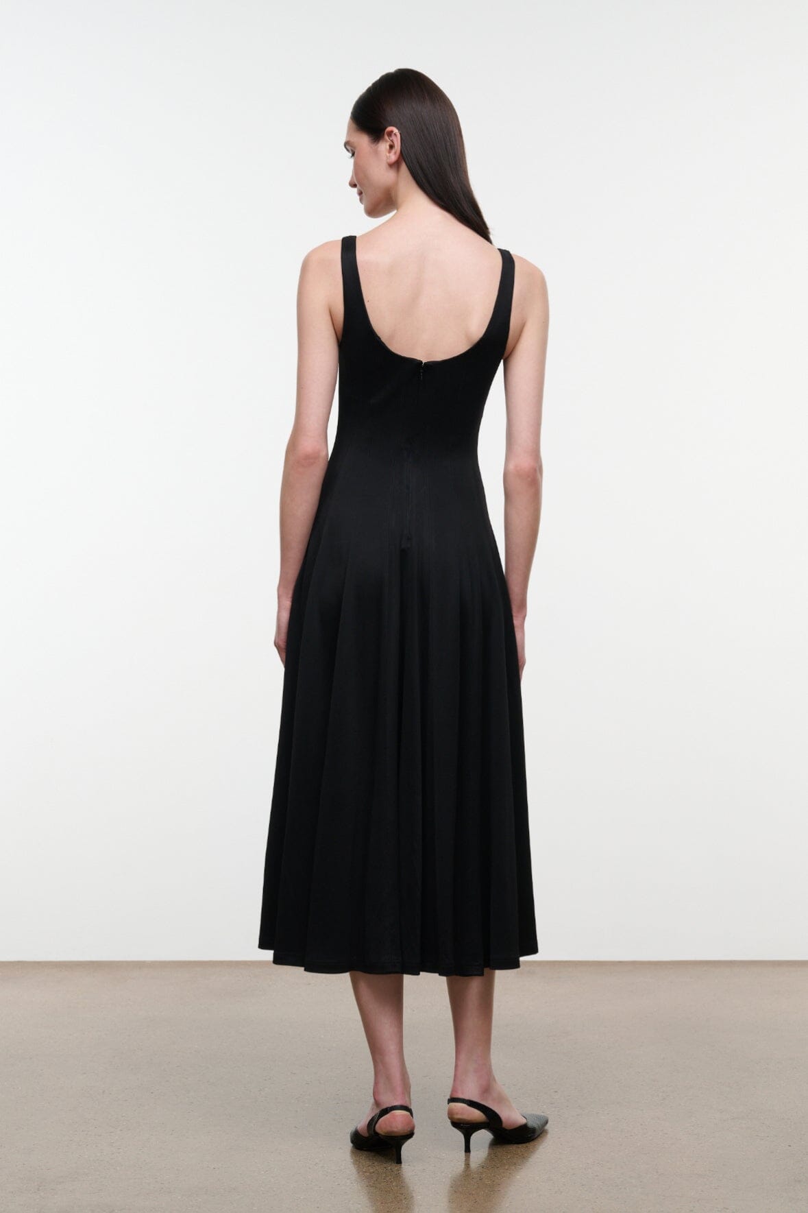 Wells Jersey Dress | Black