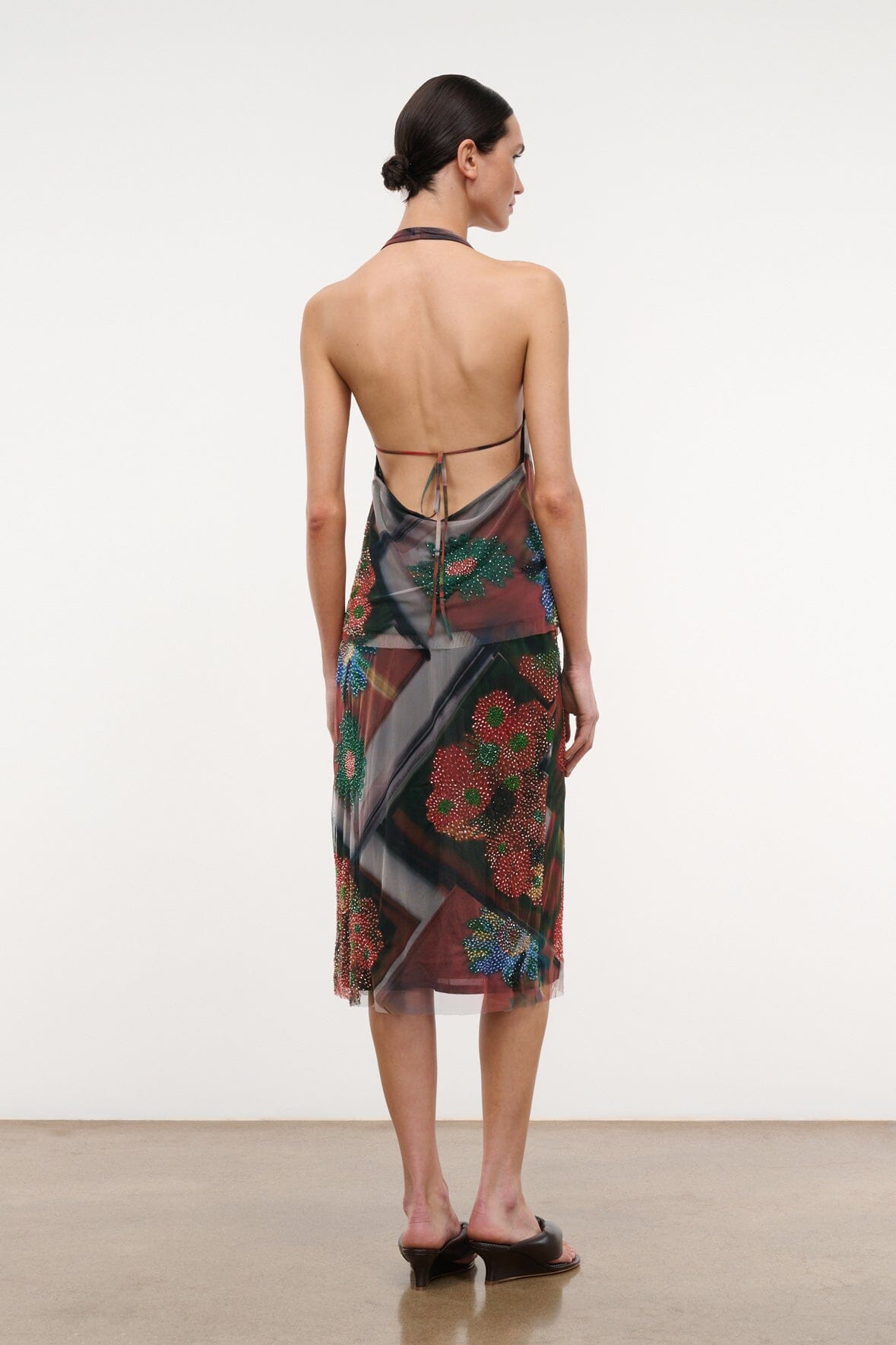 Lucia Skirt | Beaded Superbloom Scarf