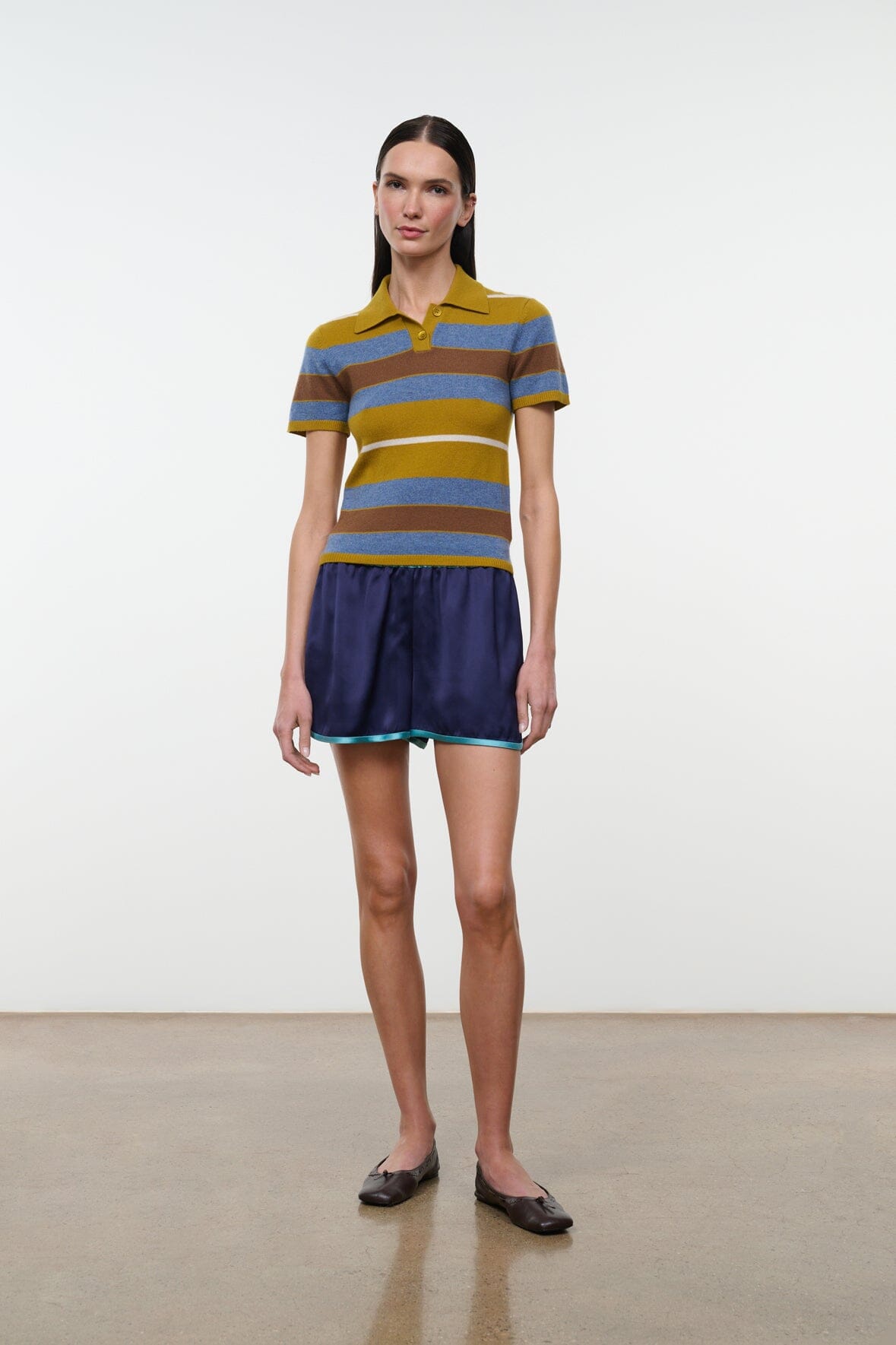 Gino Cashmere Sweater | Canyon Stripe