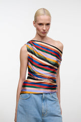 PHARE SILK TOP | ARTIST STRIPE