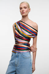 PHARE SILK TOP | ARTIST STRIPE