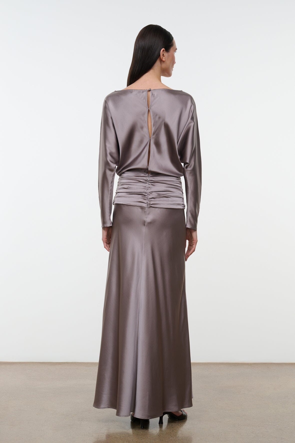 FREDA SILK DRESS | ZINC