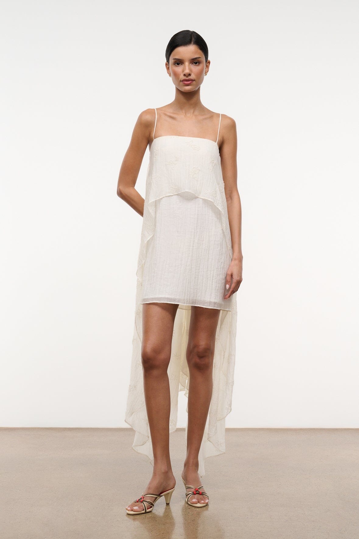 VALENCIA MINI DRESS | WHITE