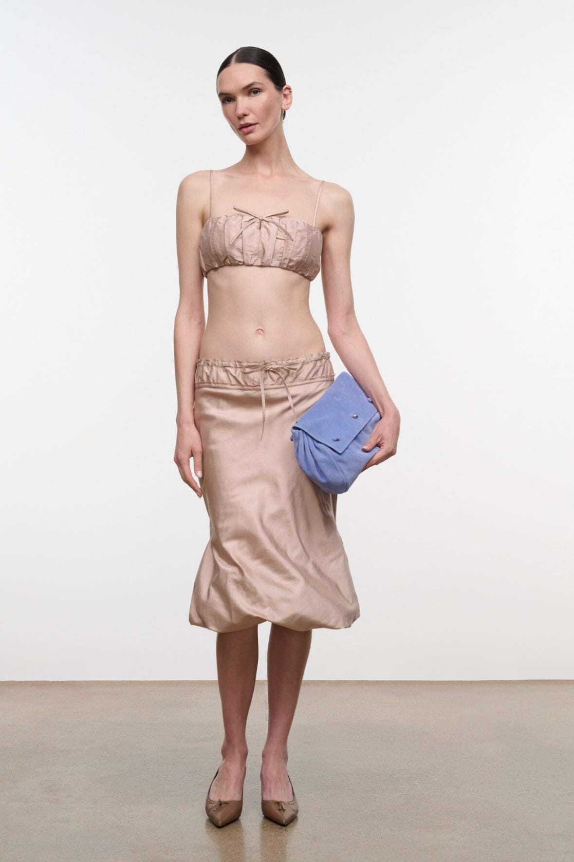 ODETTE SILK SKIRT | SANDROSE