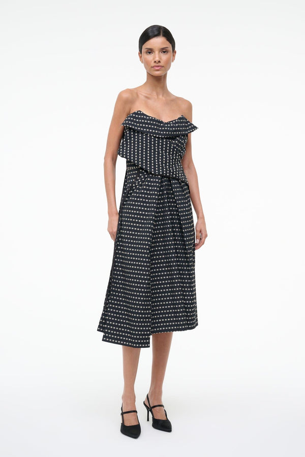 ALESSIA DRESS | BLACK GEO