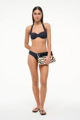 ELECTRA BIKINI TOP | BLACK